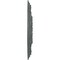 Ekena Millwork Blackthorn Medallion (Canopies up to 4 7/8"), 11 3/4"OD x 3 5/8"ID x 1"P, Athenian Green Crackle CM11BLAGC - alternate 2